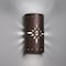 Luxury Lighting Asavva 17in. High Starburst Ceramic Outdoor Wall Light, Antique Copper Finish 412-36 Acop-u/d-7-17 - alternate 1